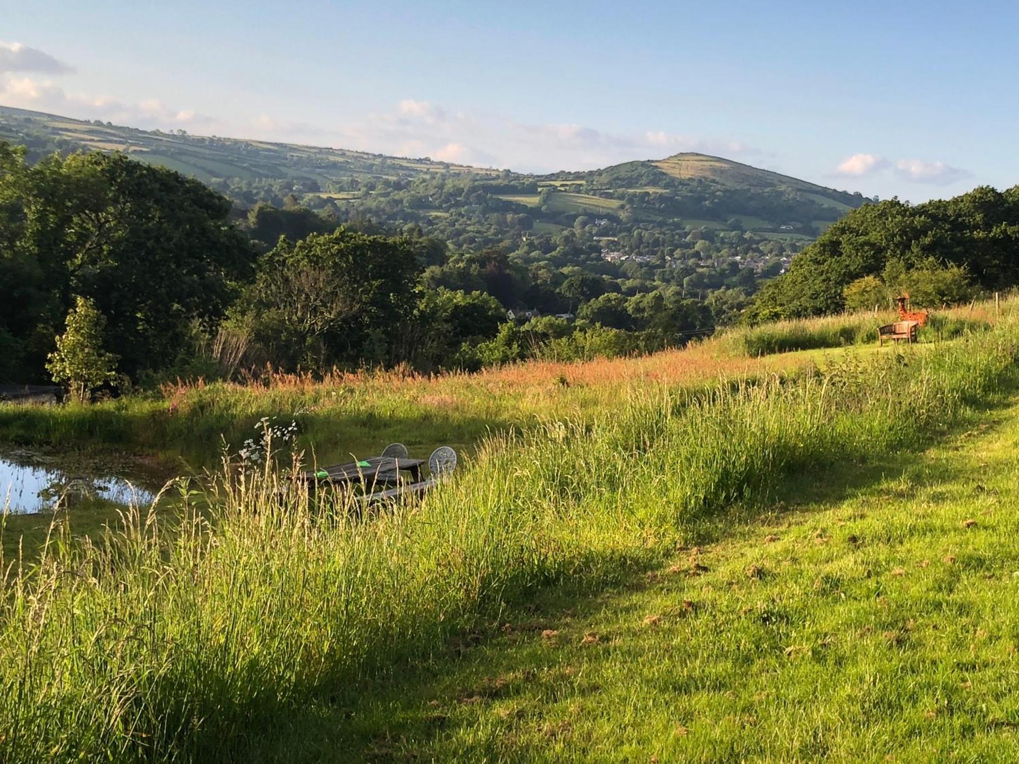 Rabbits 1Or 2 Bedroom Hobbit Style Hillset Earthen Dartmoor Eco Home South Brent エクステリア 写真